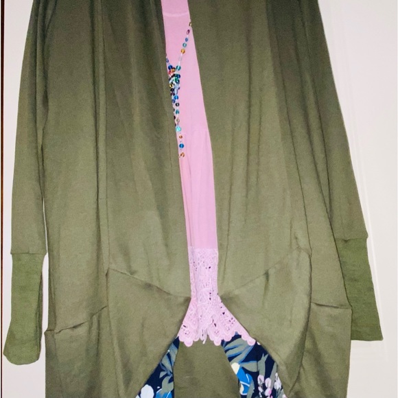 NWT CNFIO Sz-XL Easy Coordinate Cardigan- Comfort & Confidence Soft & Fresh Look - Picture 10 of 16